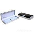 Pen Boxes, Fashionable Design for Gifts, Made of Plastic, PU and Velvet